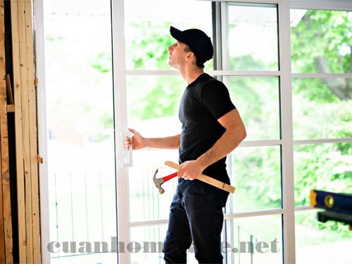 Thay & sửa cửa nhôm kính Bình Tân, Tphcm trọn gói giá rẻ 11 suacuanhomkinh4