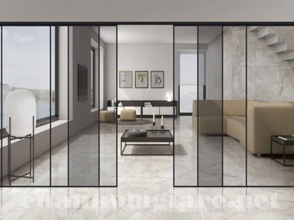 giá vách ngăn nhôm kính cửa lùa