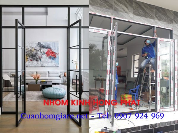 Sửa cửa nhôm kính gần đây: Dịch vụ chuyên nghiệp và uy tín 4 sua cua nhom kinh gan day