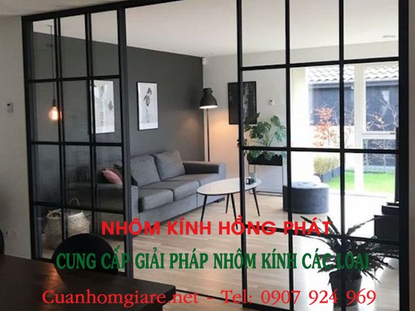 Tổng hợp các mẫu vách nhôm kính hệ 55 đẹp, giá rẻ: Xu hướng thiết kế hiện đại 3 giá vách nhôm kính hệ 55