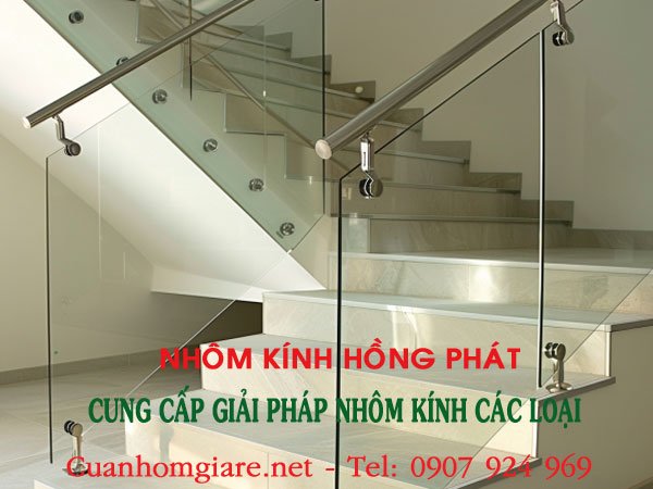 Top 5 Đơn vị thi công lan can cầu thang kính không trụ trọn gói giá rẻ, Uy Tín nhất hiện nay 3 lan can cầu thang kính không trụ