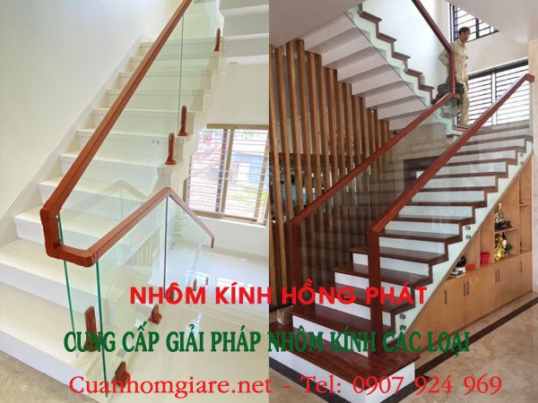 7 Yếu tố vàng quyết định Giá cầu thang kính tay vịn gỗ chênh lệch tới 28% 2 giá cầu thang kính tay vịn gỗ