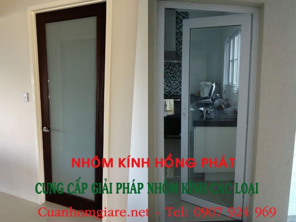 giá cửa nhôm phòng ngủ giá rẻ