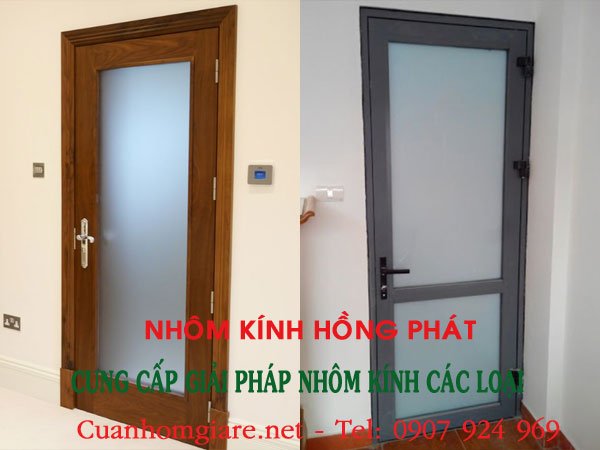 giá cửa nhôm phòng ngủ giá rẻ