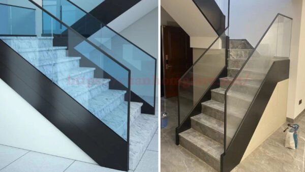 Top 5 Mẫu Cầu Thang Kính Cover Đẹp Nhất Nâng Tầm Đẳng Cấp Ngôi Nhà Bạn 1 cau thang kinh cover