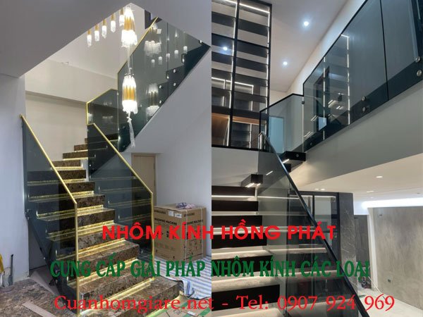 Tuyệt Mật 99%: Cầu Thang Kính Xám Khói Giá Gốc Rẻ Bất Ngờ, Chất Lượng Vượt Trội, Siêu An Toàn. 2 cau-thang-kinh-xam-khoi