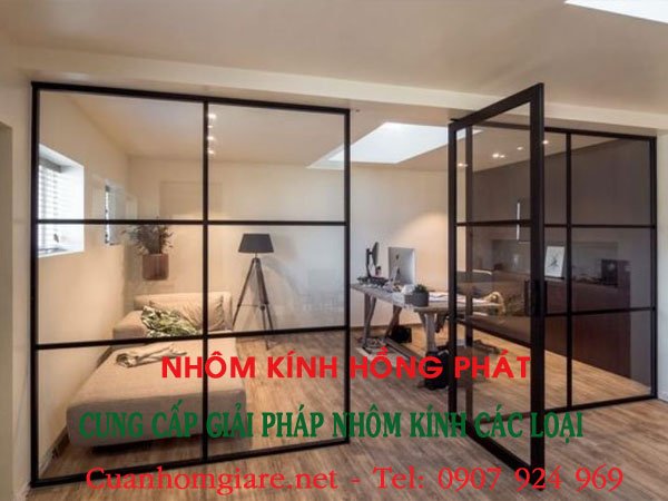 Tổng hợp 15 thiết kế vách nhôm kính chia ô chống trộm cực kỳ an toàn tại Nhôm Kính Hồng Phát 2 vach-nhom-kinh-chia-o
